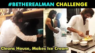 Vijay Deverakonda Cleans House, Makes Ice Cream For Family |Lockdown Routine #BeTheRealMan Challenge