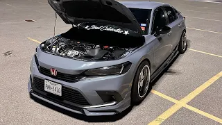 2022 Civic Aftermarket performance Upgrades! PRL HIGH VOLUME INTAKE. BIG BOZ EXHAUST.