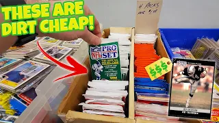 I Bought 4 Packs of Vintage Football Cards for $1! Cheapest Sports Cards Ever?