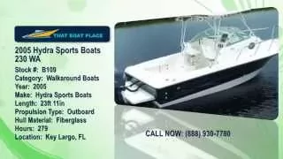 2005 Hydra Sports Boats 230 WA