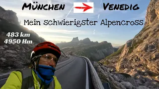 Alpencross München - Venedig: Non-Stop von den Alpen zum Mittelmeer mit dem Rennrad