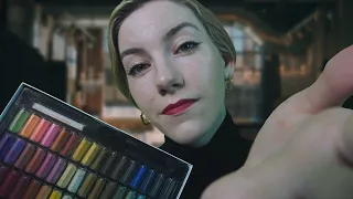 ASMR 🎨 Dramatic Artist Captures Your Essence | Soft Spoken, Personal Attention & Compliments