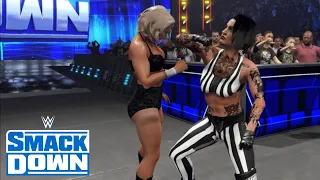 WWE 2K24 SMACKDOWN FALLS COUNT ANYWHERE MATCH - "TIMELESS" TONI STORM VS RUBY SOHO