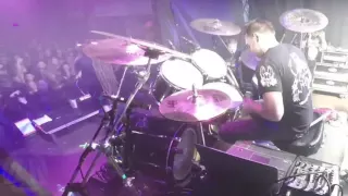 DECAPITATED@Blasphemous Psalm to the Dummy God Creation-live in Poland 2015 (Drum Cam)