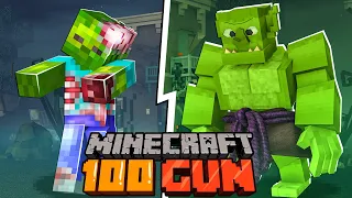 Minecraft 100 GÜN BOYUNCA ZOMBİLERLE HAYATTA KALMAYA ÇALIŞTIK