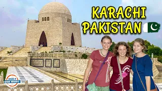 24 HRS in KARACHI PAKISTAN 🇵🇰❤️ First Impressions of Pakistan's Mega City | 197 Countries, 3 Kids