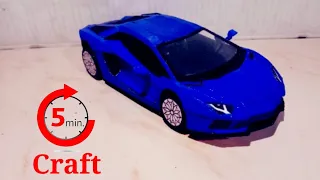 How to make LAMBORGHINI car from cardboard || Lamborghini Aventador S || DIY Cardboard Car