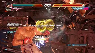 Find mistake in this kazuya death combo!!!