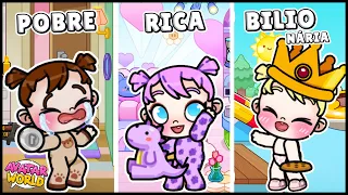 BEBÊ POBRE RICA BILIONÁRIA EM AVATAR WORLD ROTINAS E HISTÓRIAS