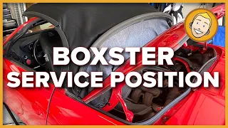 PORSCHE BOXSTER SERVICE POSITION | How to DIY