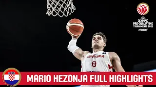 Mario Hezonja | Croatia | Full Highlights from FIBA Olympic Pre-Qualifying Tournament 2023 Türkiye