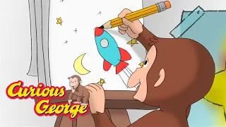 George Learns About Space 🐵 Curious George 🐵 Kids Cartoon 🐵 Kids Movies