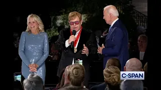 ELTON JOHN PLAYS THE WHITE HOUSE: LIVE Complete Set, Part 2 of 2 - with Biden Surprise Medal Award