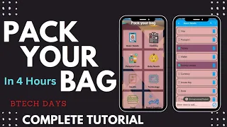 Pack Your Bag App Complete Project | Step by Step | Android Project Java | Android Studio