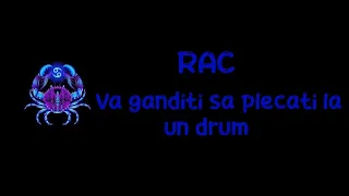 Rac - Va ganditi sa plecati la un drum ! Iunie 2024