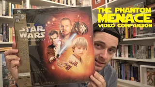 'The Phantom Menace' VHS - LaserDisc - DVD - Blu - 4K | Format comparison