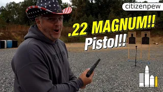 Smith & Wesson M&P .22 Magnum - First Time At The Range!!