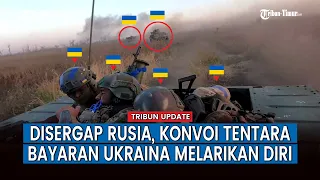 FULL, Tentara Bayaran Ukraina yang Maju di Avdeevka Putar Balik Disambut Tembakan Militer Rusia