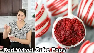 Red Velvet Cake Pops (Easy Recipe)