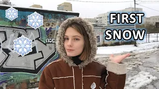 First snow in Khabarovsk, graffiti and religion in Russia (vlog)