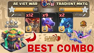 COMBO CỰC KHỎE TRẬN WAR ELITE TH14 FULL SAO CỰC HAY  Philippines - TH14 ATTACK Clash of clans