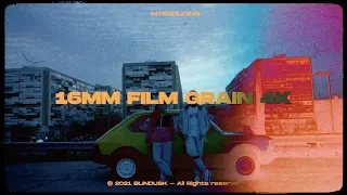 16mm Film Grain 4K - Blindusk