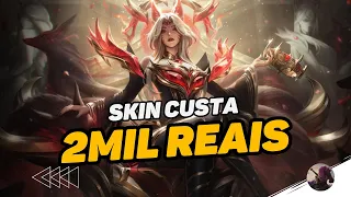 A SKIN MAIS CARA DO LOL - AHRI IMORTALIZADA