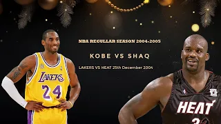 Shaq & Kobe Matchup On Christmas Day - Lakers VS Heat Highlights