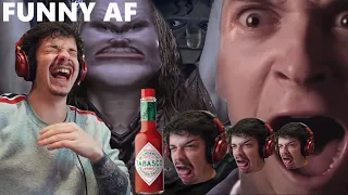 DYING FROM HOT SAUCE AS I DIE OF LAUGHTER | Reacting to [YTP] Peter Man 2