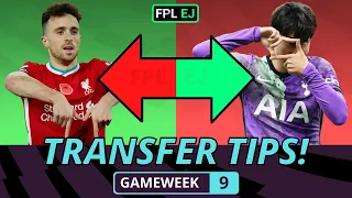 THE BEST FPL GW9 TRANSFER TIPS! | Who to Buy and Sell? | Fantasy Premier League Tips  2021/22