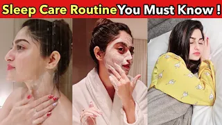 SLEEP CARE routine EVERY GIRL SHOULD KNOW NOW!!!! 😍😴 | #shorts #youtubeshorts