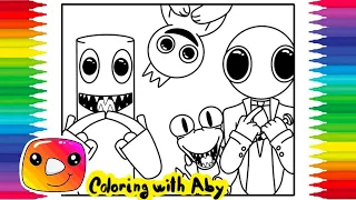 ROBLOX Rainbow Friends COLORING PAGES/Rainbow Friends concepts | Cartoon - On & On  [NCS Release]