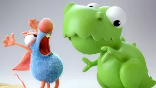 The Dinosaur : Rattic Mini Cartoon + More Funny Videos for Kids