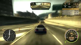 pegando 300km com a bmw m3 gtr (Need for speed most wanted 2005)