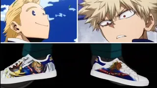 Bakugou: You...are wearing...HIS MERCHANDISE!?!?!😡😡😡