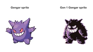 Gen 1 Pokemon sprites are awkward