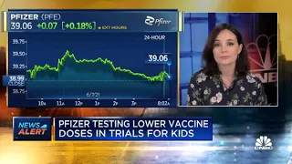 Pfizer tests lower vaccine doses in trials for children