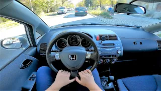 Honda Jazz II 1.4i 83HP CVT-Automat (2003) POV Test Drive & Acceleration 0-100 | 4K #157