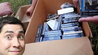 Gros carton PS1 au vide grenier