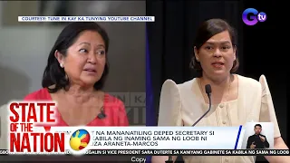 PBBM, iginiit na mananatiling DEPED Secretary si VP Sara sa kabila ng inaming sama ng loob... | SONA