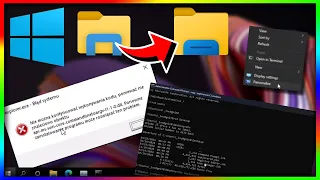 Zamienianie Eksploratora Plików pomiędzy systemami Windows