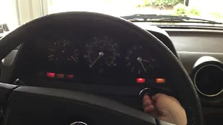 1982 Mercedes 240D cold start