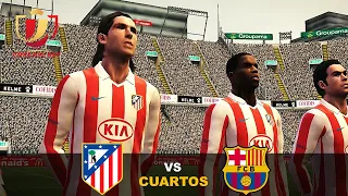 PES 2011 - Copa Del Rey: C. Atlético Madrid vs. FC Barcelona (Cuartos De Final) (Vuelta)