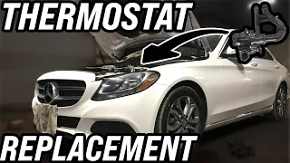 2015 Mercedes C300 2.0T Thermostat Replacement