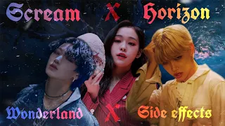 DREAMCATCHER / ATEEZ / STRAY KIDS :: Scream / Horizon / WONDERLAND / Side Effects [mashup]