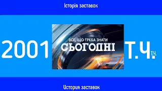 Television&Design|All intros SobitiyaToday (TRC Ukraine, Ukraine, 2001-now)