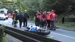 Schwerer Motorradunfall in Plettenberg