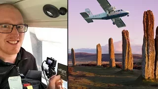 WORLD'S SHORTEST FLIGHT!  Westray and Papa Westray with Loganair - Scotland's Airline!