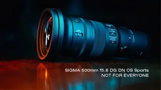 Sigma 500mm f5.6 DG DN OS Sports - NOT for everyone