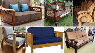 Wooden sofa set design ideas / Modern wood Sofa Ideas / Modular sofa design ideas